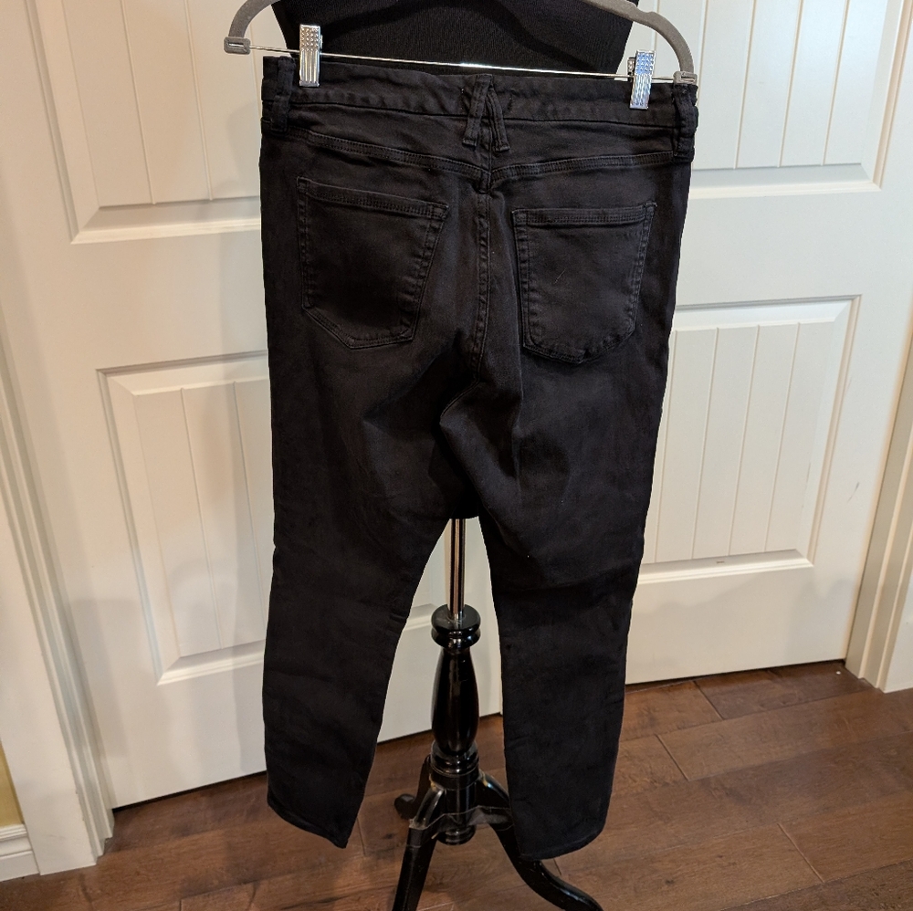 Good American Charcoal Denim Pants - Picture 2 of 3